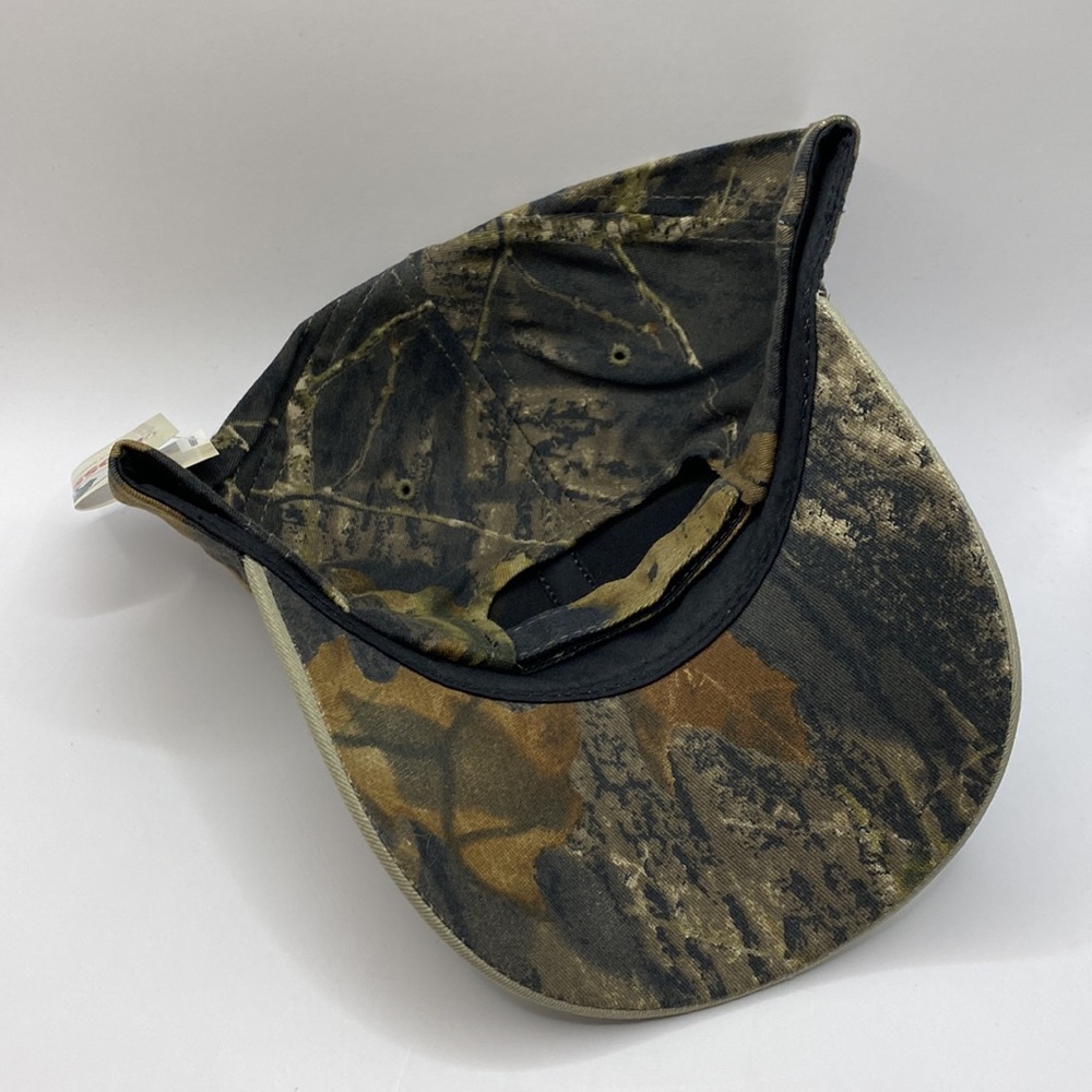 Men’s Mossy Oak Adjustable Baseball Cap, Embroidered Turkey On Bill Of Cap. - Picture 2 of 8